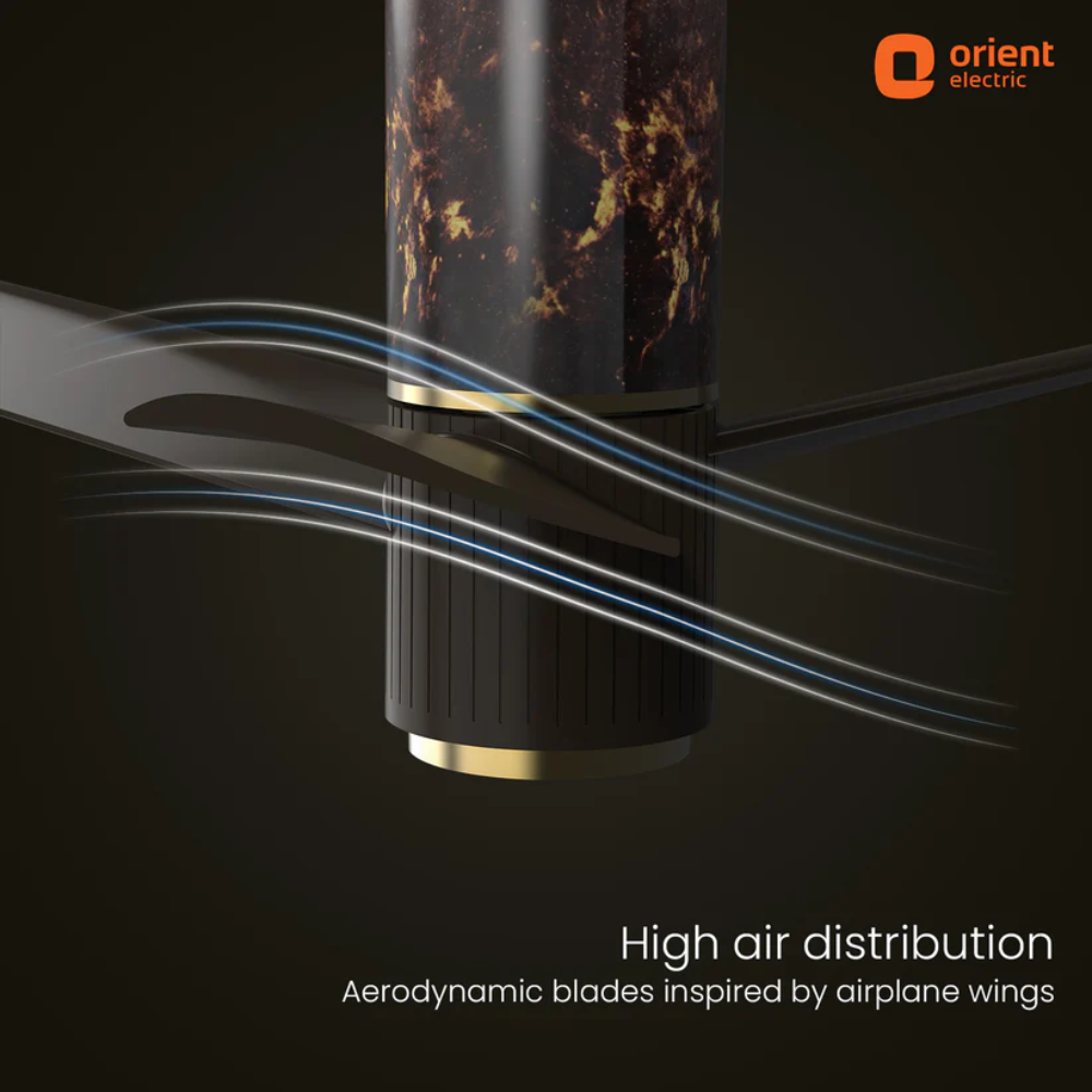 AEROSLIM IOT REMOTE FAN WITH LIGHT 1200MM FLAME GOLD